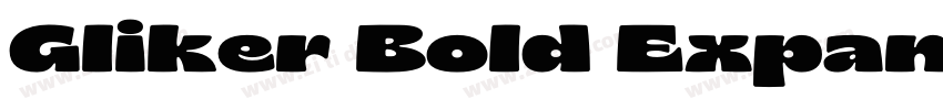 Gliker Bold Expanded字体转换